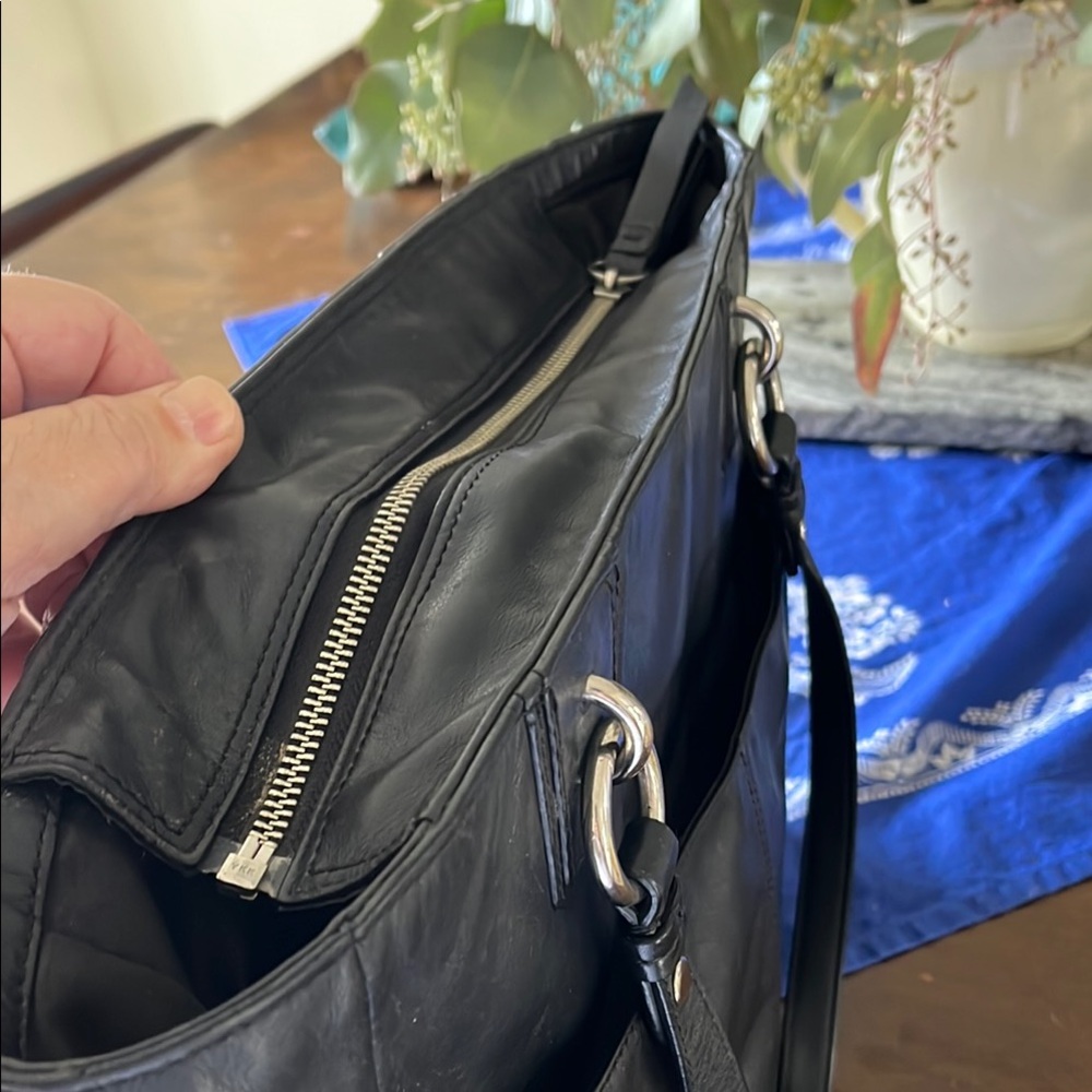 Coach Black Leather Bag - Picture 8 of 12